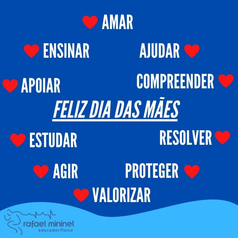 Feliz dia das mães!